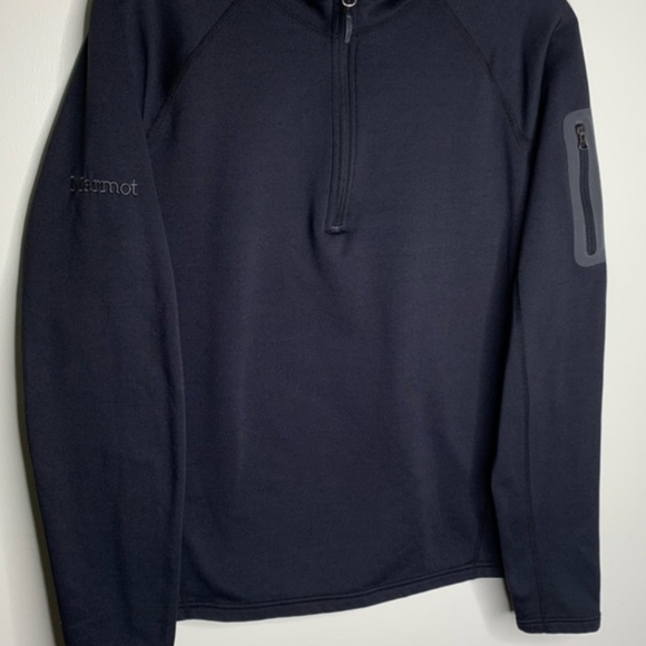 Marmot Half Zip Polartec Pullover Sz S - Picture 4 of 11